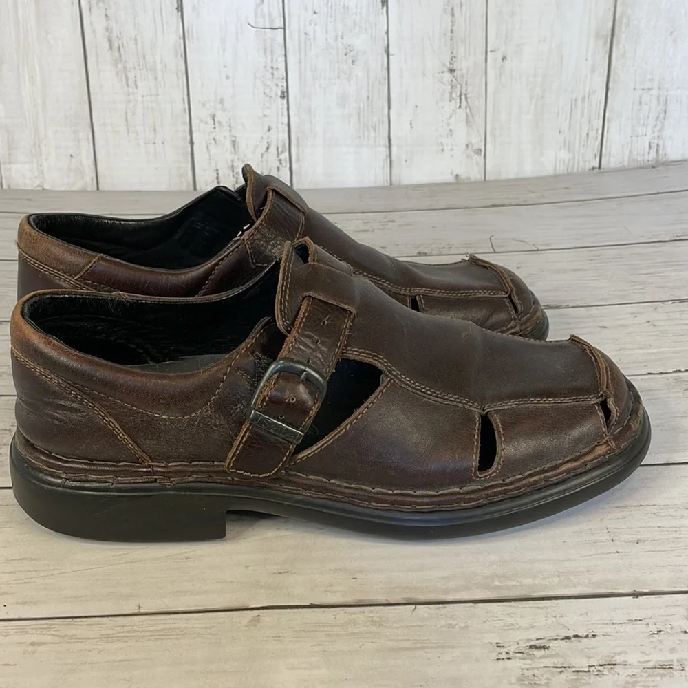 Josef Seibel Brown Fisherman Sandals